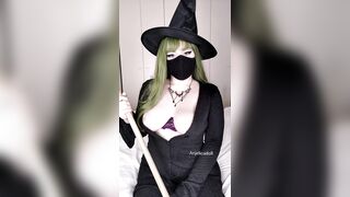 Bouncing out my witch boobs
