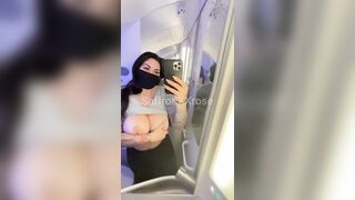 Boob Bounce: Getting naughty on the plane #5