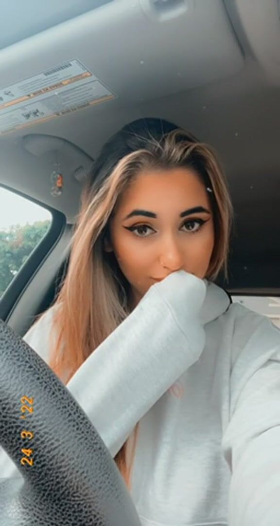 Bouncing them in the car ♥️♥️ I think the neighbor saw