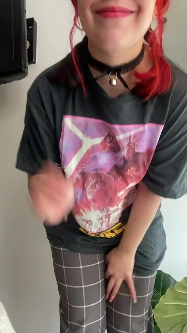 I wanted to show you what i have behind my t-shirt, do you think i'm hiding them very well?