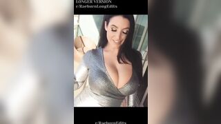 Boob Bounce: Angela White walking compilation #4