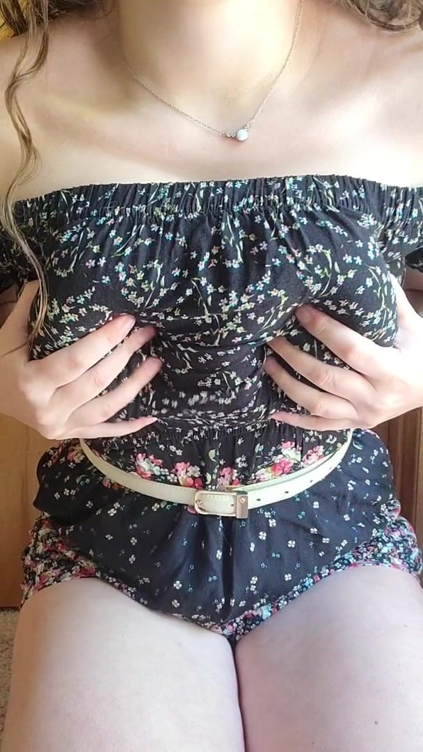 Does your dick get hard at the sight of my naturally bouncy boobs?