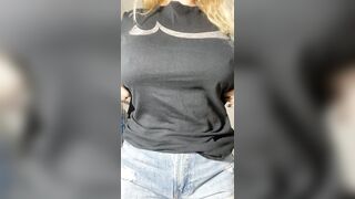 Boob Bounce: This is my natural body, am I fucktoy or girlfriend material????? #3