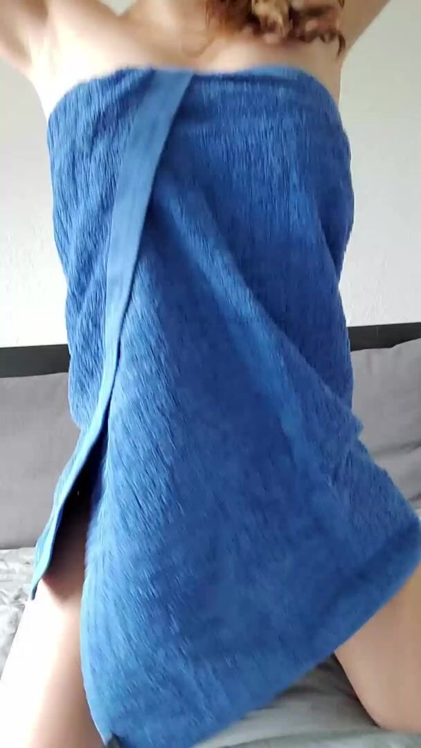 Fresh out of the shower. Do you want to get dirty again?