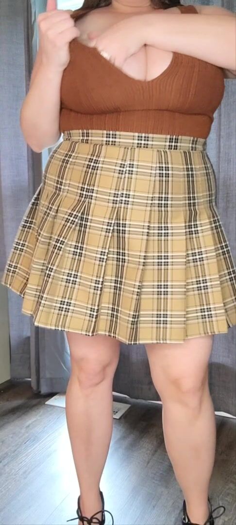 A milf in heels bouncing my tits..what better way to start the day?