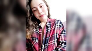 DDs and a cute girl in flannel