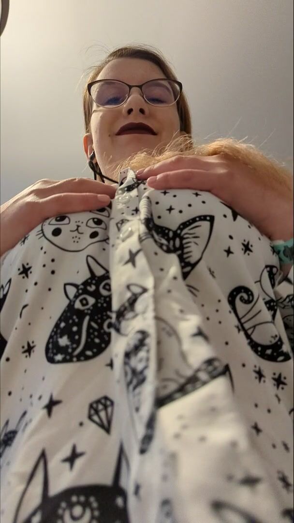 Your PoV of me dropping my bouncers on your face