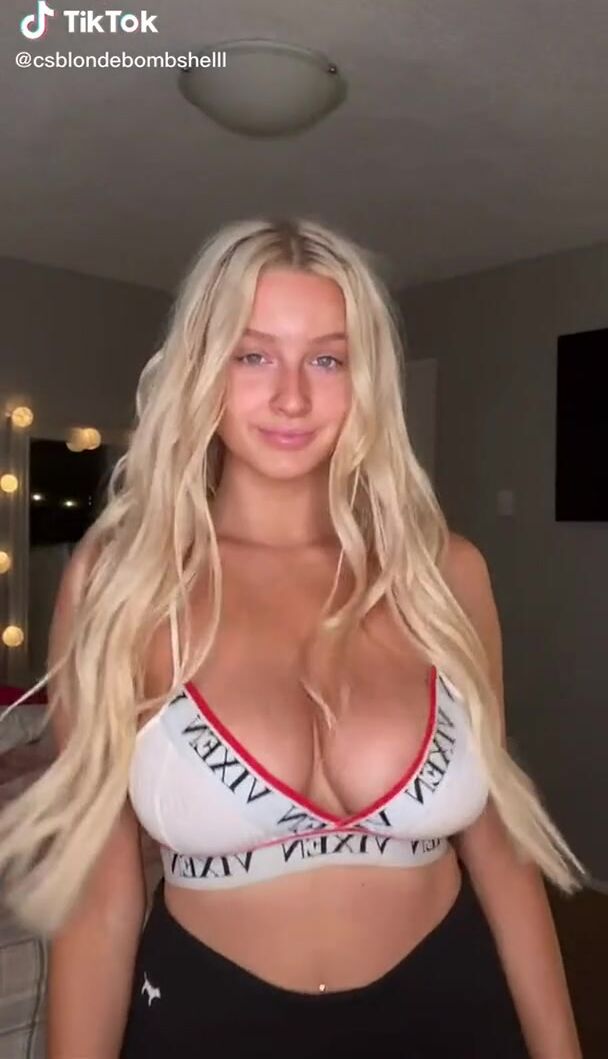 Blonde Bouncing Tits + TikTok