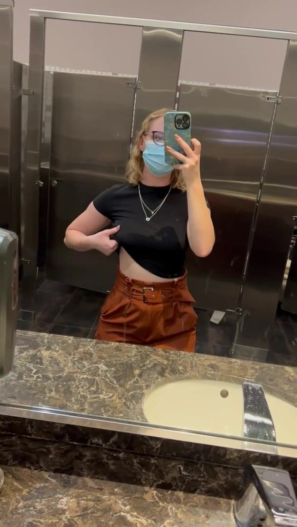 Always have fun in public bathrooms! Never know who will walk in