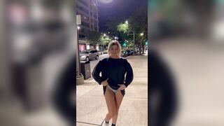 Half send boob bounce in downtown Austin.. i was a little bit embarrassed ok ????????