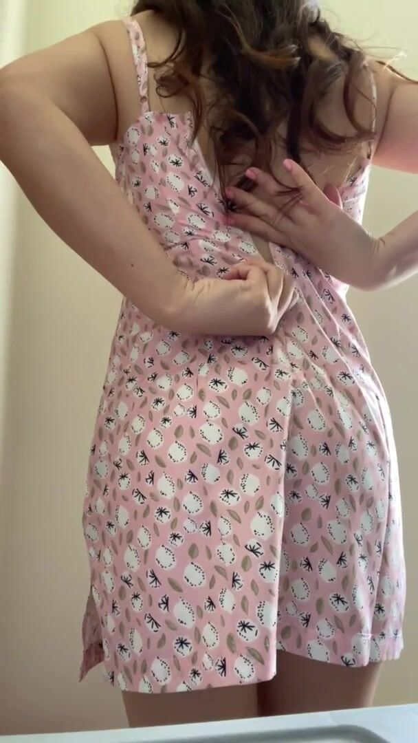 I'll unzip my dress and you unzip your pants. Cool?