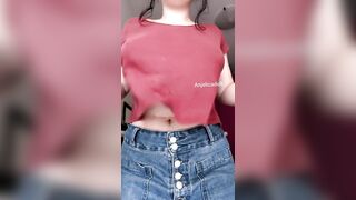 Boob Bounce: My natural italian boobs #2