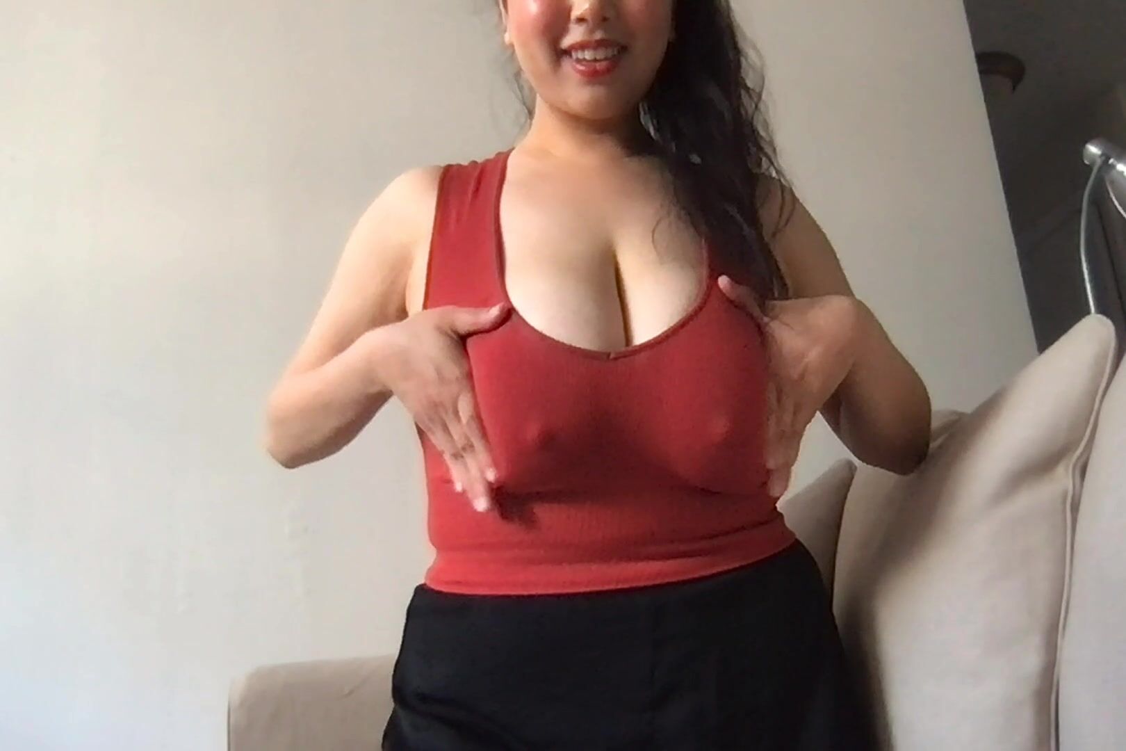 Hoping my Asian G-Cup tits bring a smile to your face!