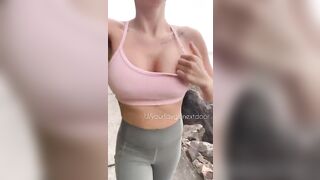 Boob Bounce: Say hi if you like how they bounce when I run #3