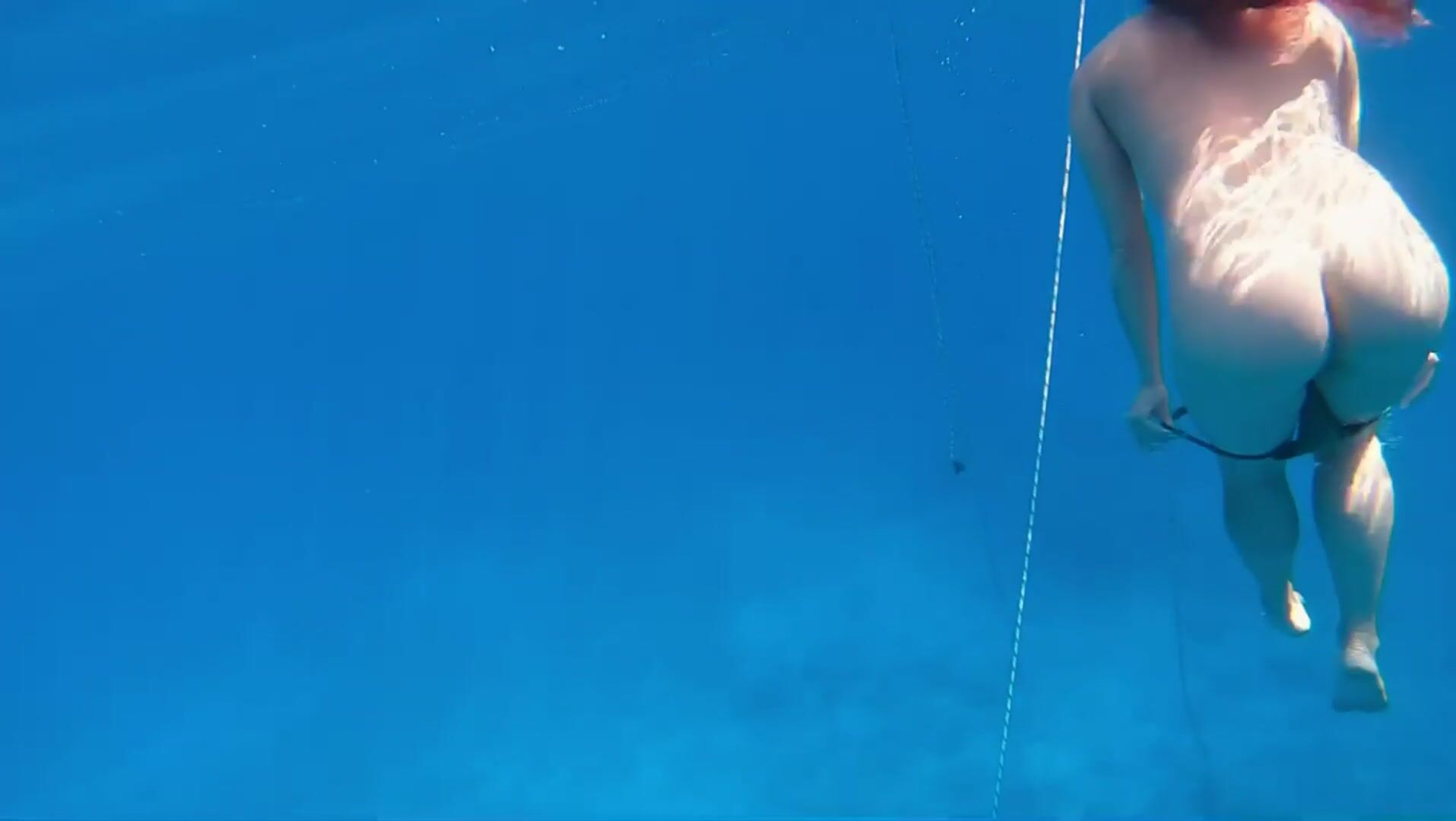 My boobs have a funny bounce underwater