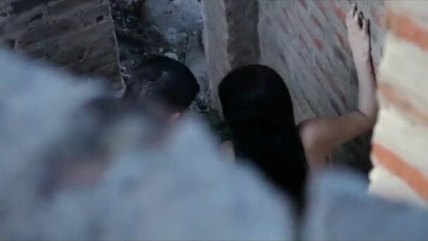 Hotty girl fucked hard in public