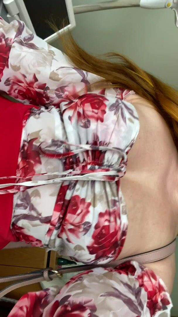 Tits out in the doctors office