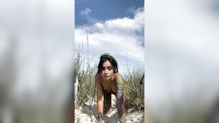 Boob Bounce: Watch me take my tits out at the beach ;) #2