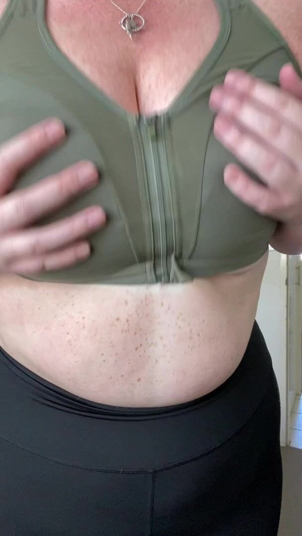 Was told you might enjoy my bouncy boobs hehe