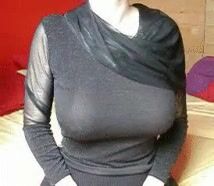 My Economics Professor jiggling those titties for me via Zoom.