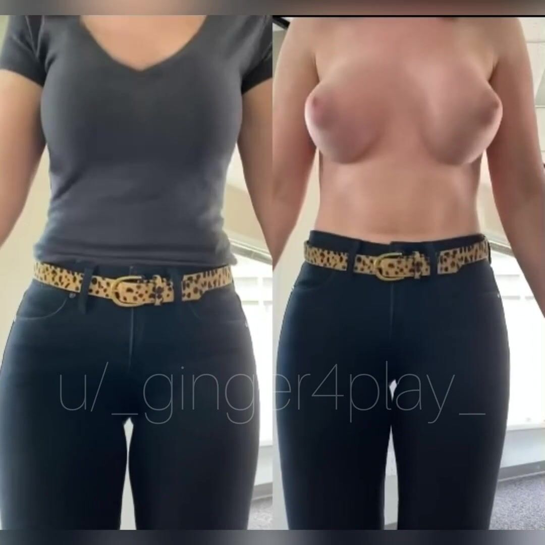 With or without a bra?