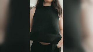 Boob Bounce: It is hard to contain these massive natural DDD’s on my petite 5’1 105 pound frame #4