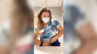 Boob Bounce: Nurse @ work titties! Thank your healthcare workers! ???? #2