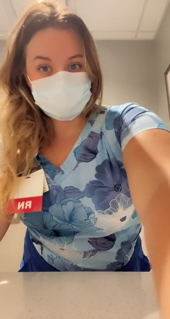 Nurse @ work titties! Thank your healthcare workers! ????