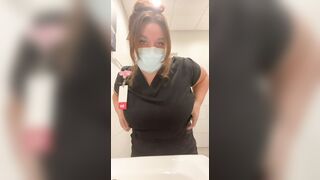 Boob Bounce: Nurse Boob Bounce @ Work ???? #2