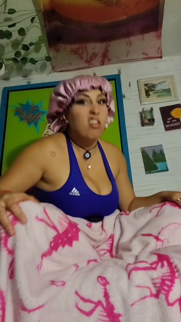 This big titty slut needs to be covered in cum