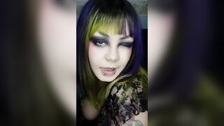 Boob Bounce: big goth tiddies for you #2