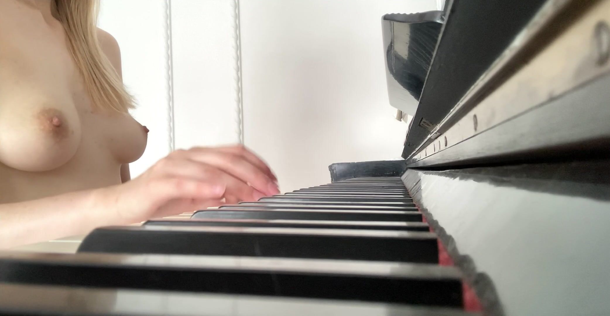 I have discovered that my boobs bounce nicely when I play so I just wanted to share