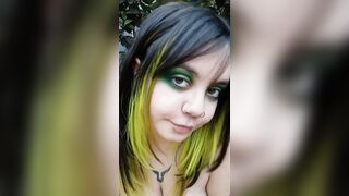 showing off in my backyard