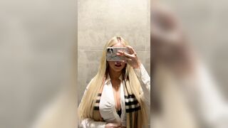 Boob Bounce: Thought I would reveal and bounce them in a Starbucks for you #2