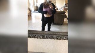 Boob Bounce: Waiting in the lobby ???? #5