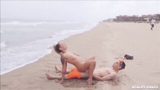 Boob Bounce: Argentinian Babe fuck hard on the beach. #3