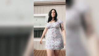 Boob Bounce: Sundresses year round for this girl #1