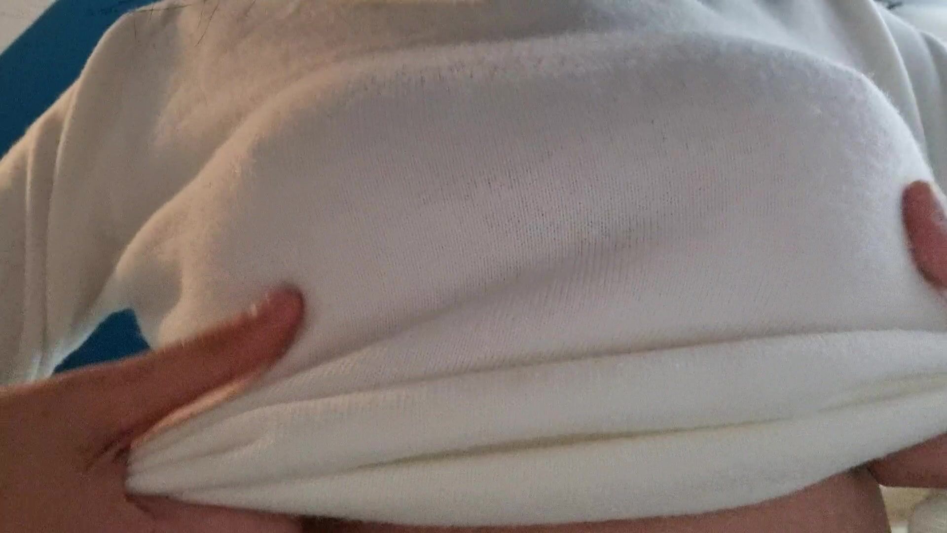 Perky and firm tits don't drop much but I can still play with them