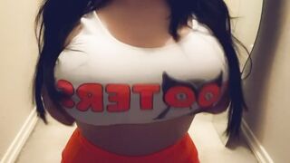 Boob Bounce: Would you take me home after work? #4