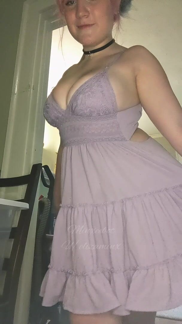 I'm spilling out of the sides of my dress