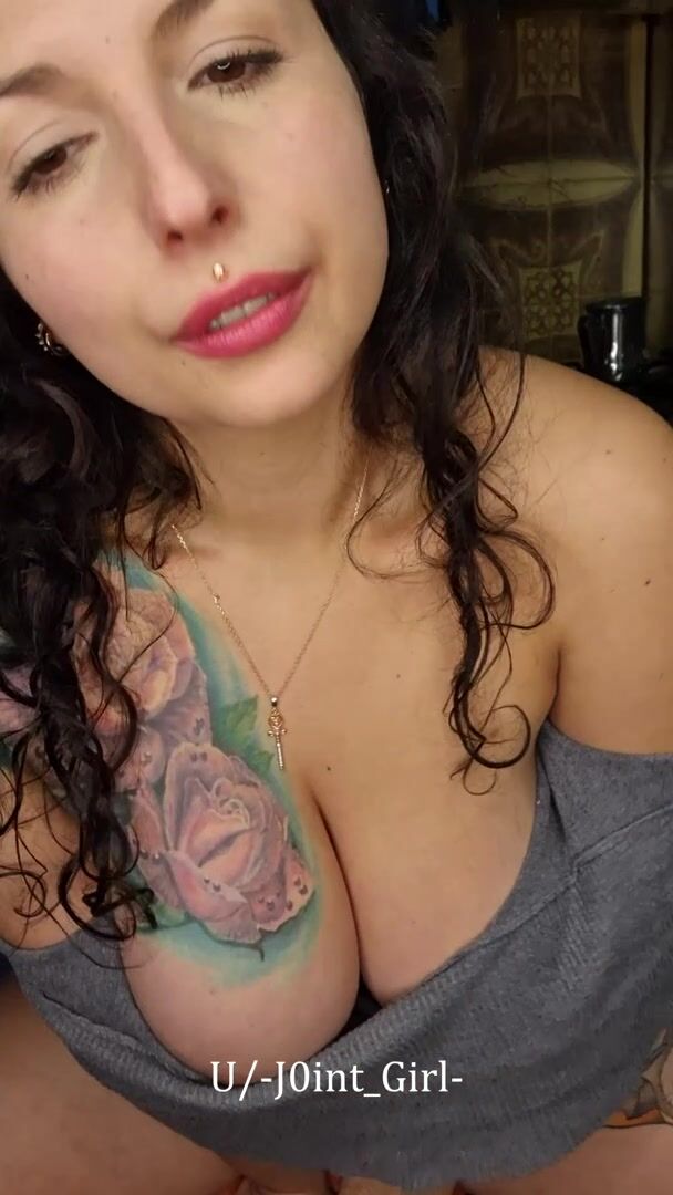 Pull down my sweater and put your face between my tits