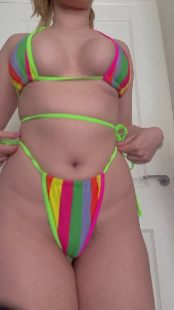 I love how my tits look in and out of this bikini ;)