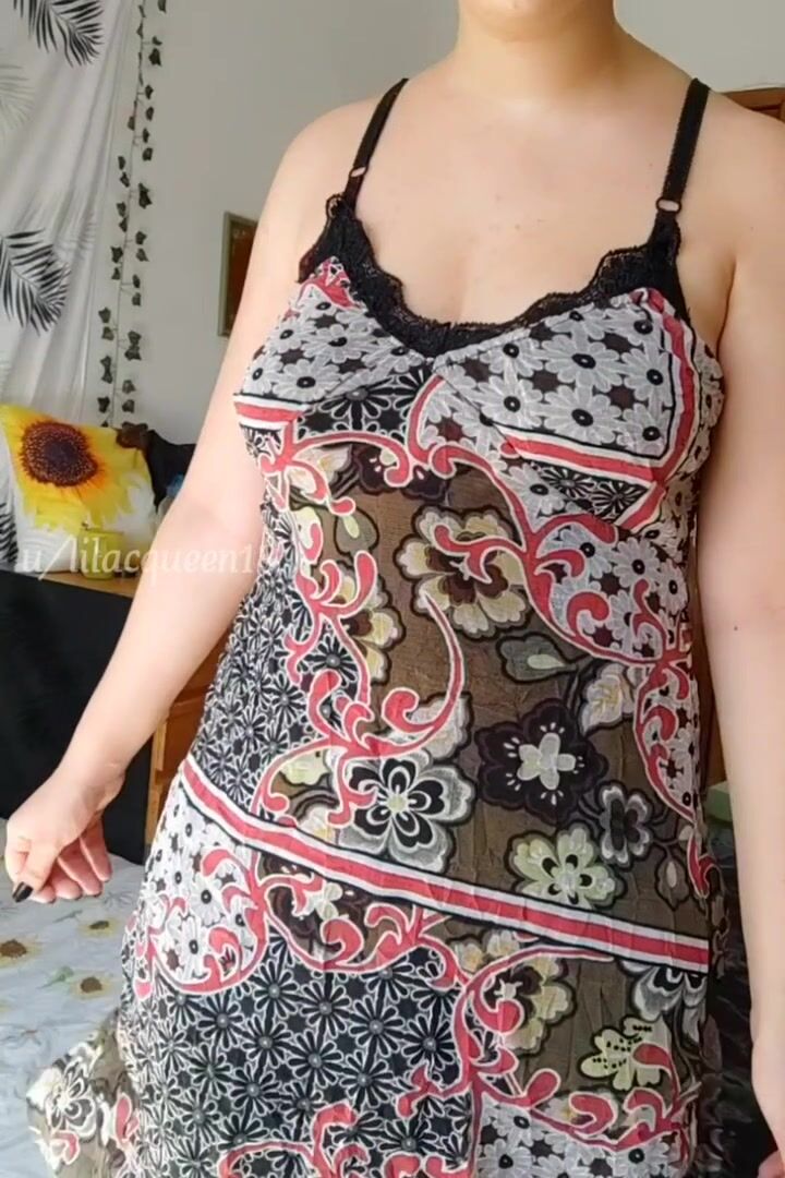 Can you tell I have no bra on?