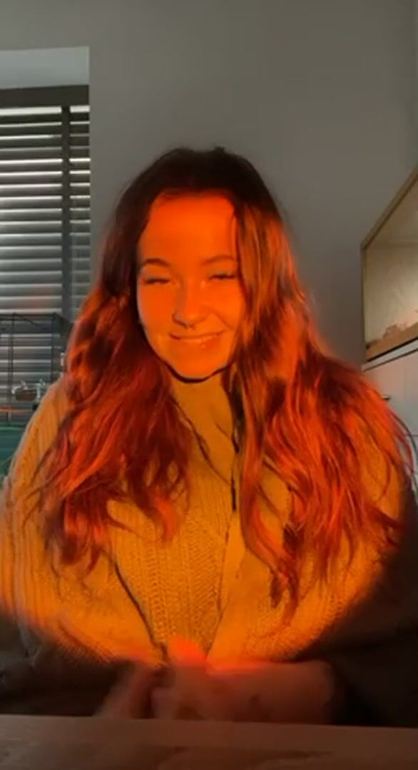 Do my eyes or huge tits turn you on more? ????