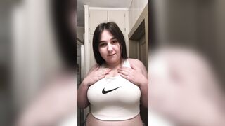 my tits are almost too bouncy for this top!