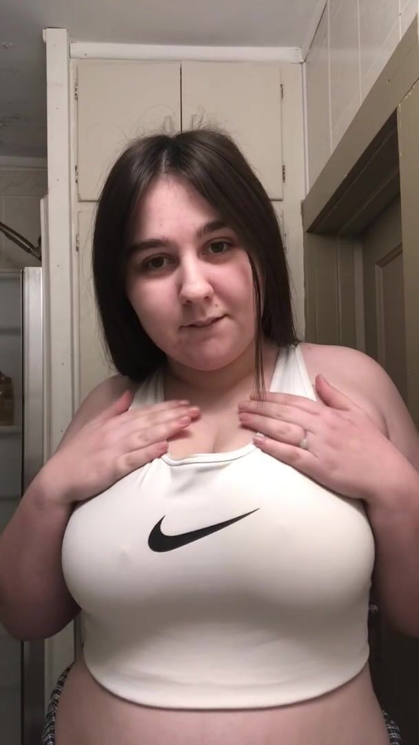 My tits are almost too bouncy for this top!