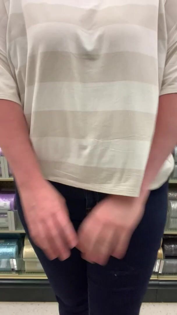 Sometimes a girl just needs a quick titty bounce. I hope no one saw me