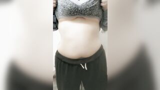 Boob Bounce: How about a titty drop in sweatpants? #2